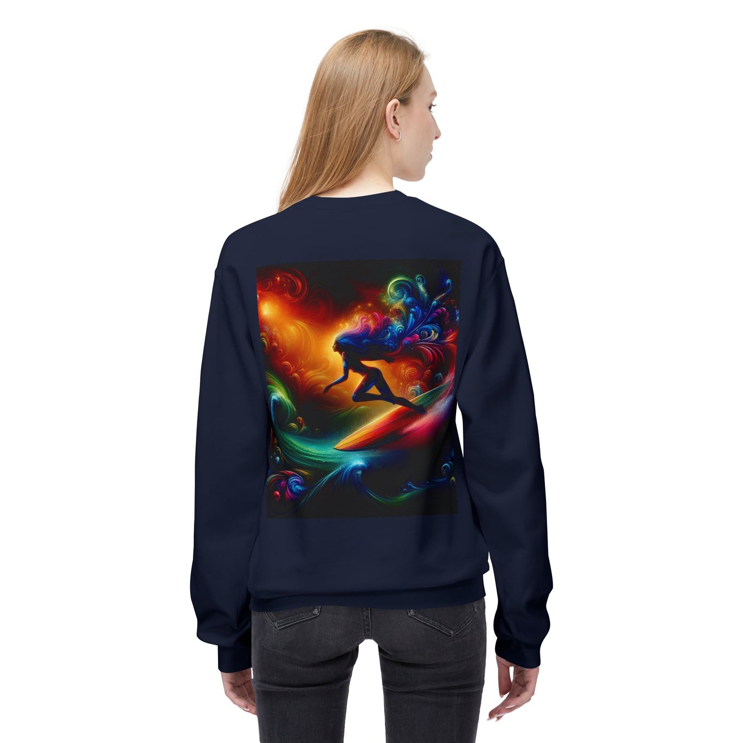 Juicy Clams Unisex Midweight Fleece Crewneck Sweatshirt (D011)