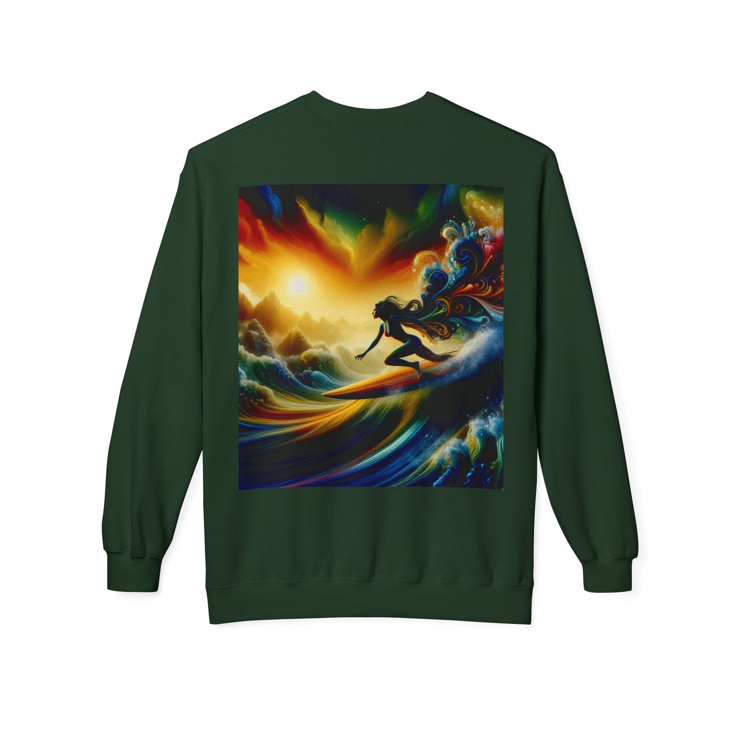 Juicy Clams Unisex Midweight Fleece Crewneck Sweatshirt (D012)