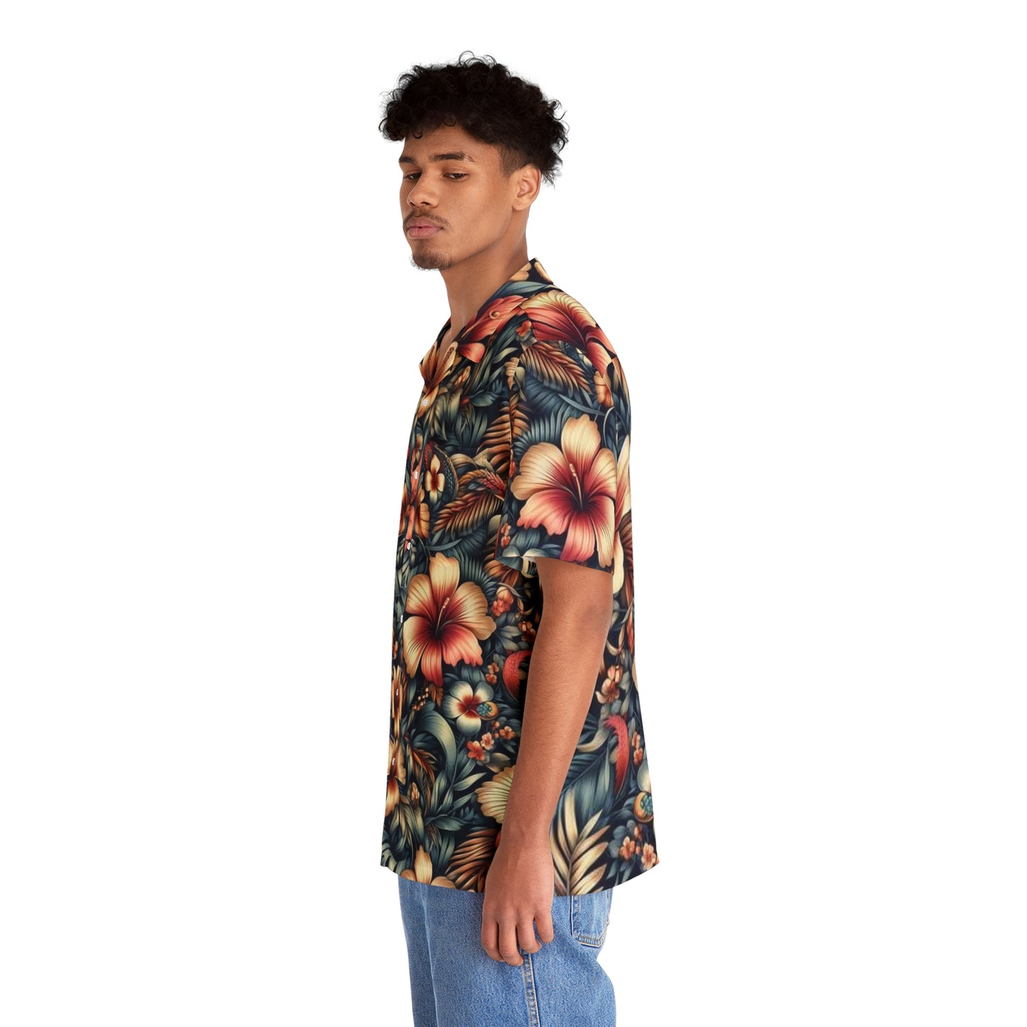 Juicy Clams Men's Hawaiian Shirt (1094)