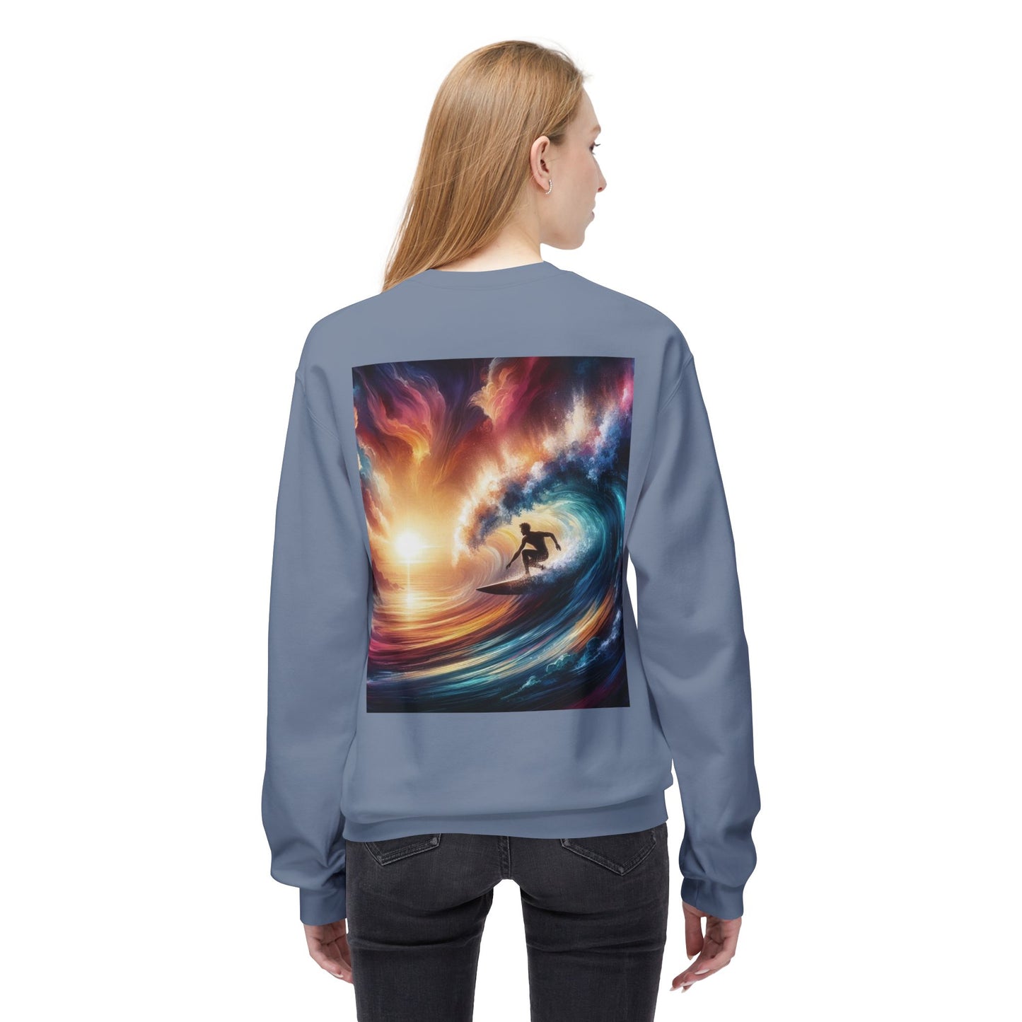 Juicy Clams Unisex Midweight Fleece Crewneck Sweatshirt (V039)