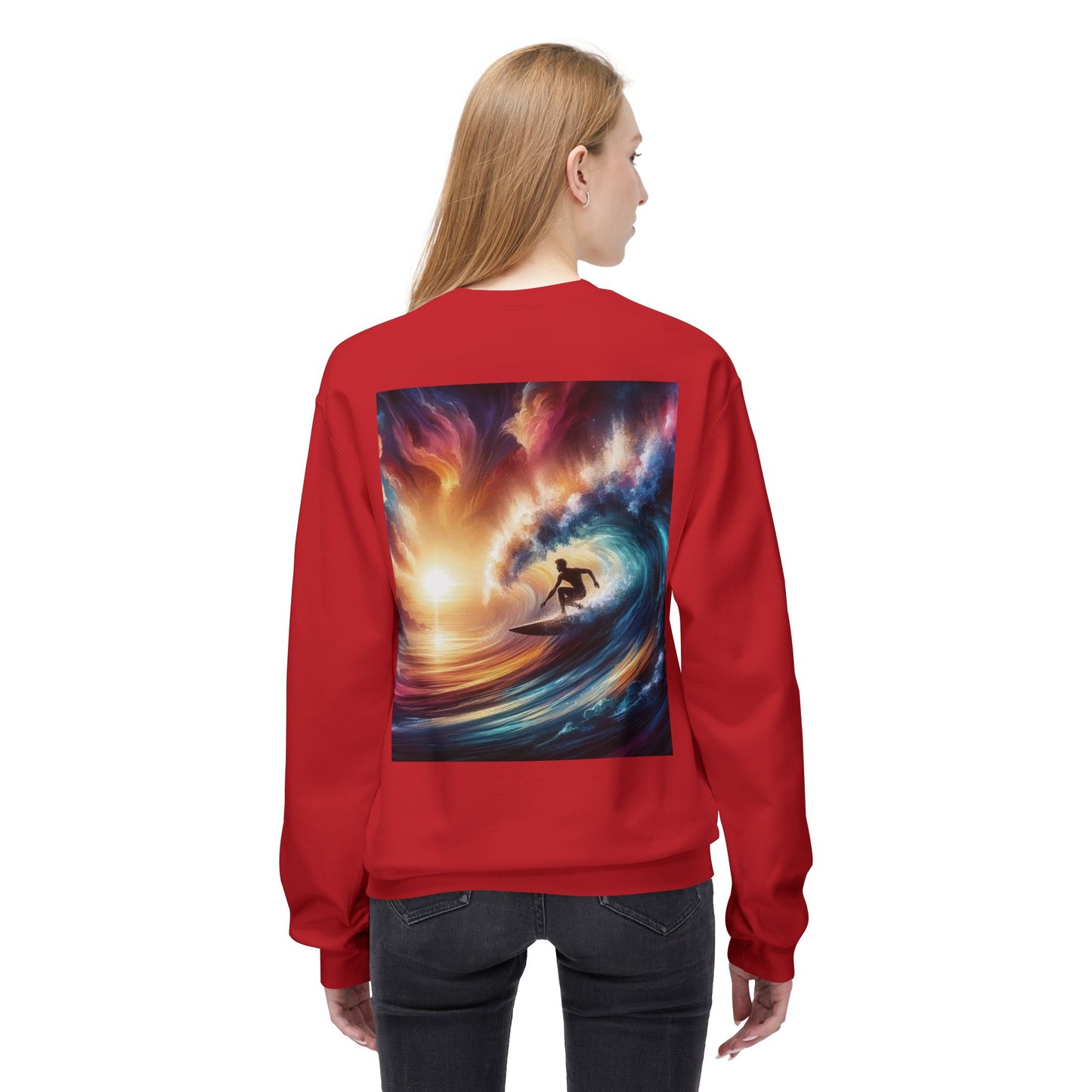 Juicy Clams Unisex Midweight Fleece Crewneck Sweatshirt (V039)