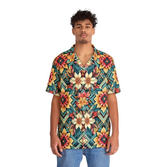 Juicy Clams Men's Hawaiian Shirt (1010)