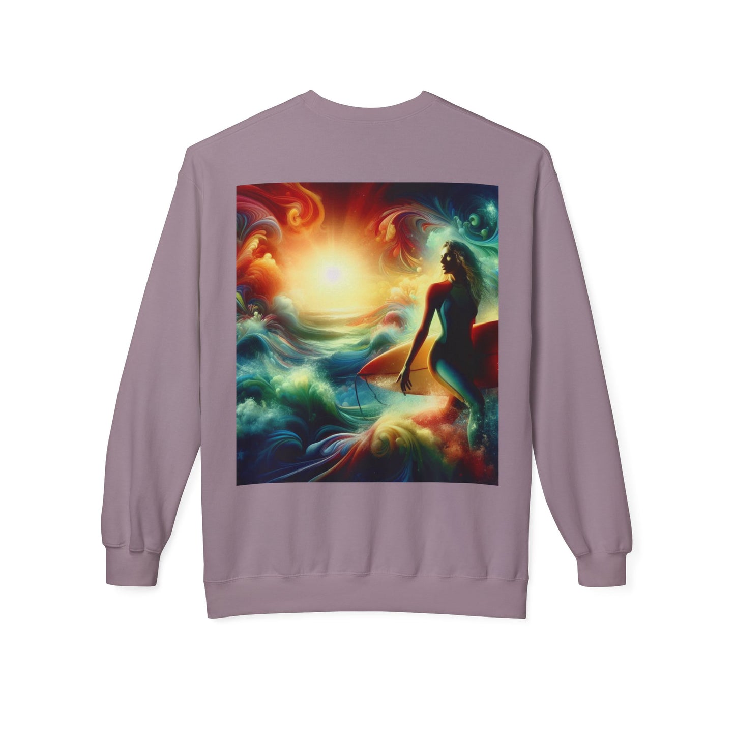 Juicy Clams Unisex Midweight Fleece Crewneck Sweatshirt (D004)