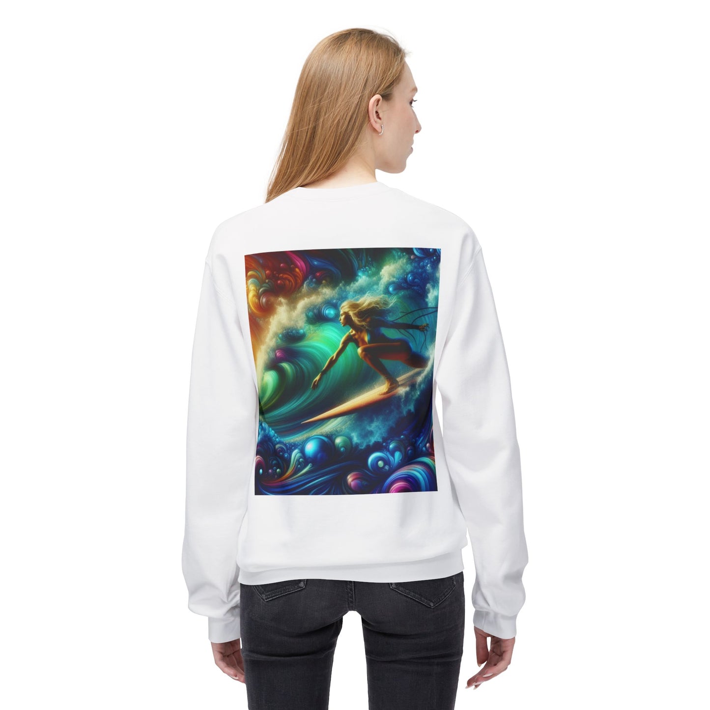 Juicy Clams Unisex Midweight Fleece Crewneck Sweatshirt (D010)