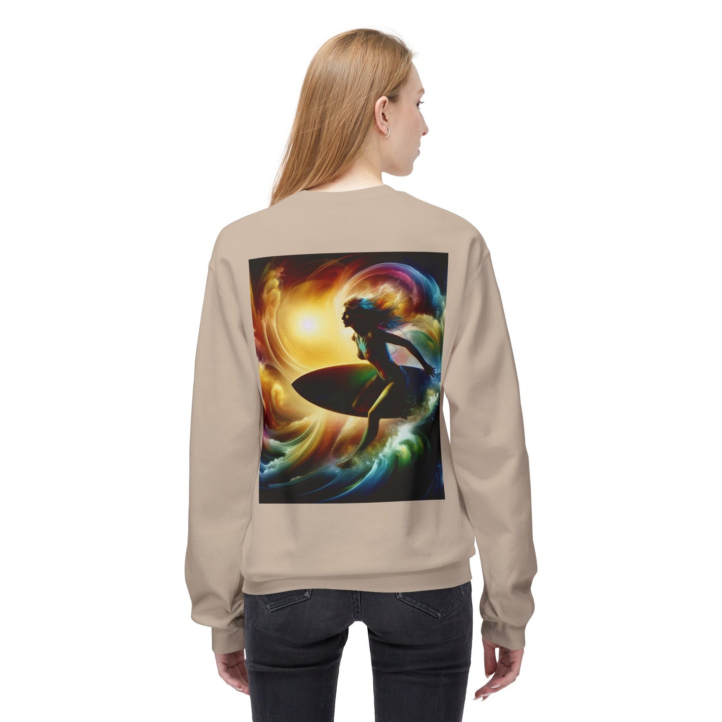 Juicy Clams Unisex Midweight Fleece Crewneck Sweatshirt (D008)