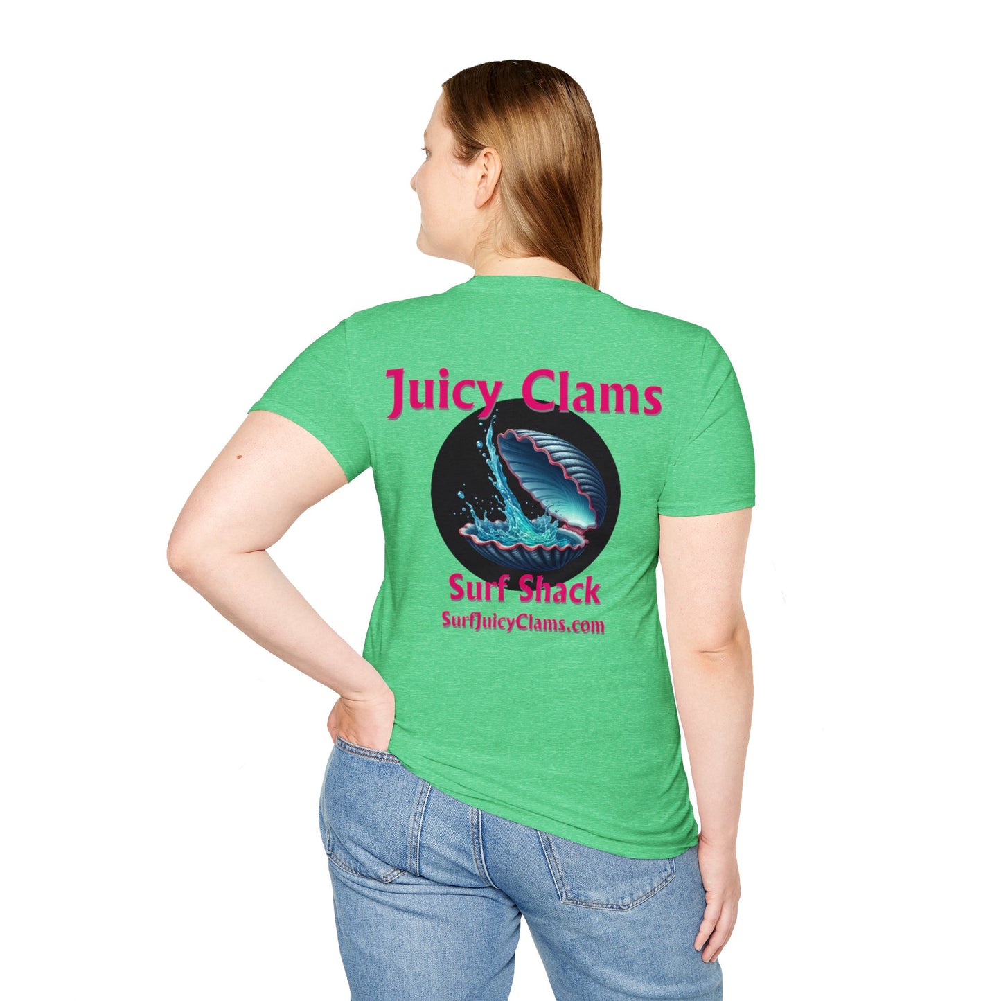 Juicy Clams Unisex Logo T-Shirt (L010)