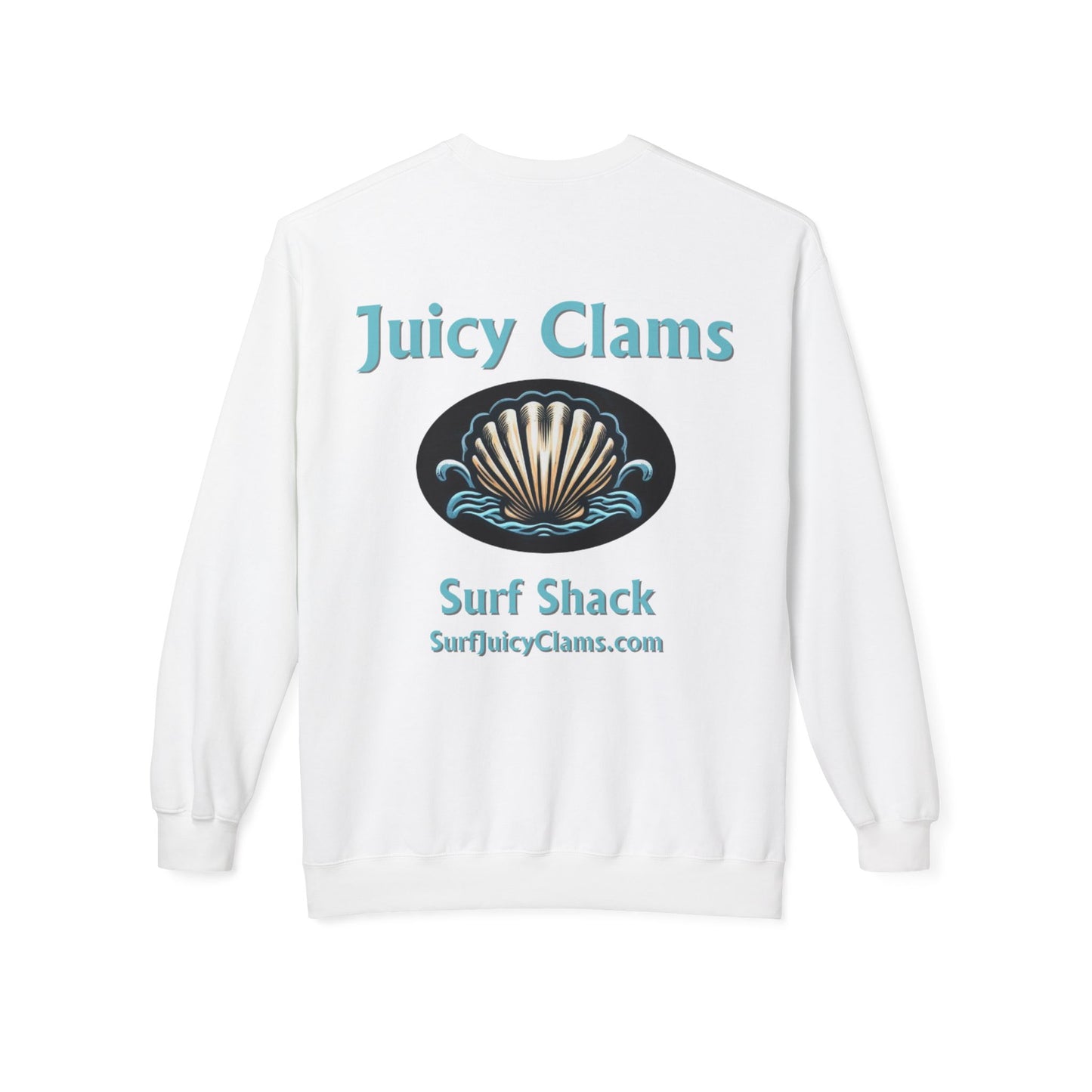 Juicy Clams Unisex Midweight Fleece Crewneck Sweatshirt (L003)