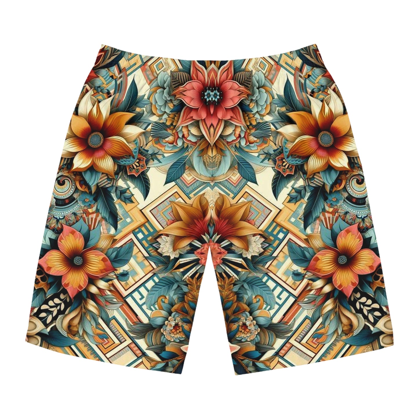 Juicy Clams Men's Board Shorts (H045)