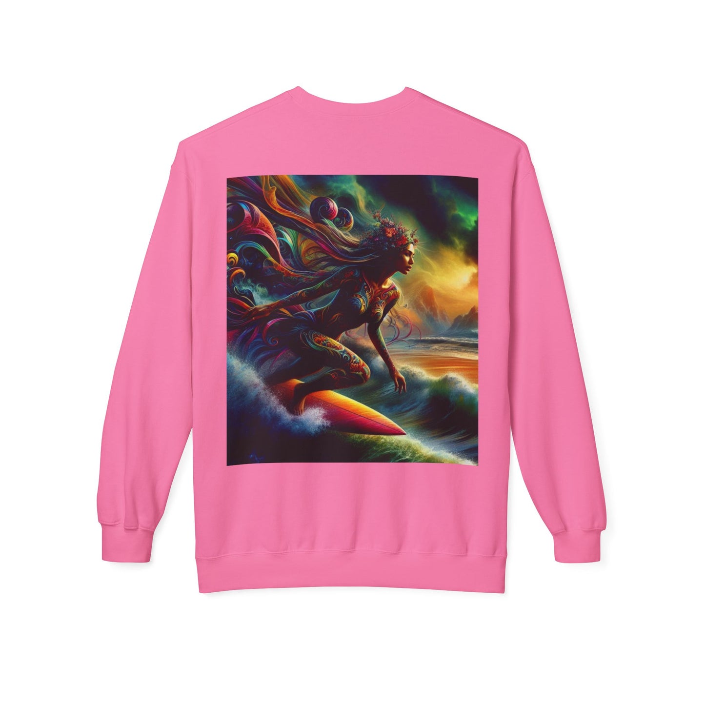 Juicy Clams Unisex Midweight Fleece Crewneck Sweatshirt (D009)