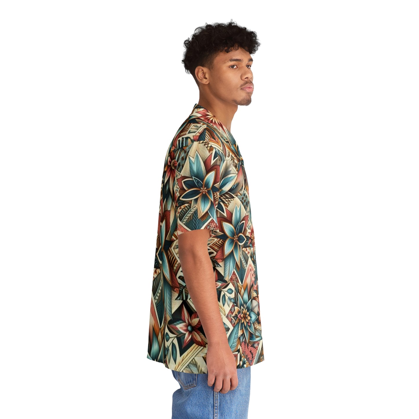 Juicy Clams Men's Hawaiian Shirt (1123)