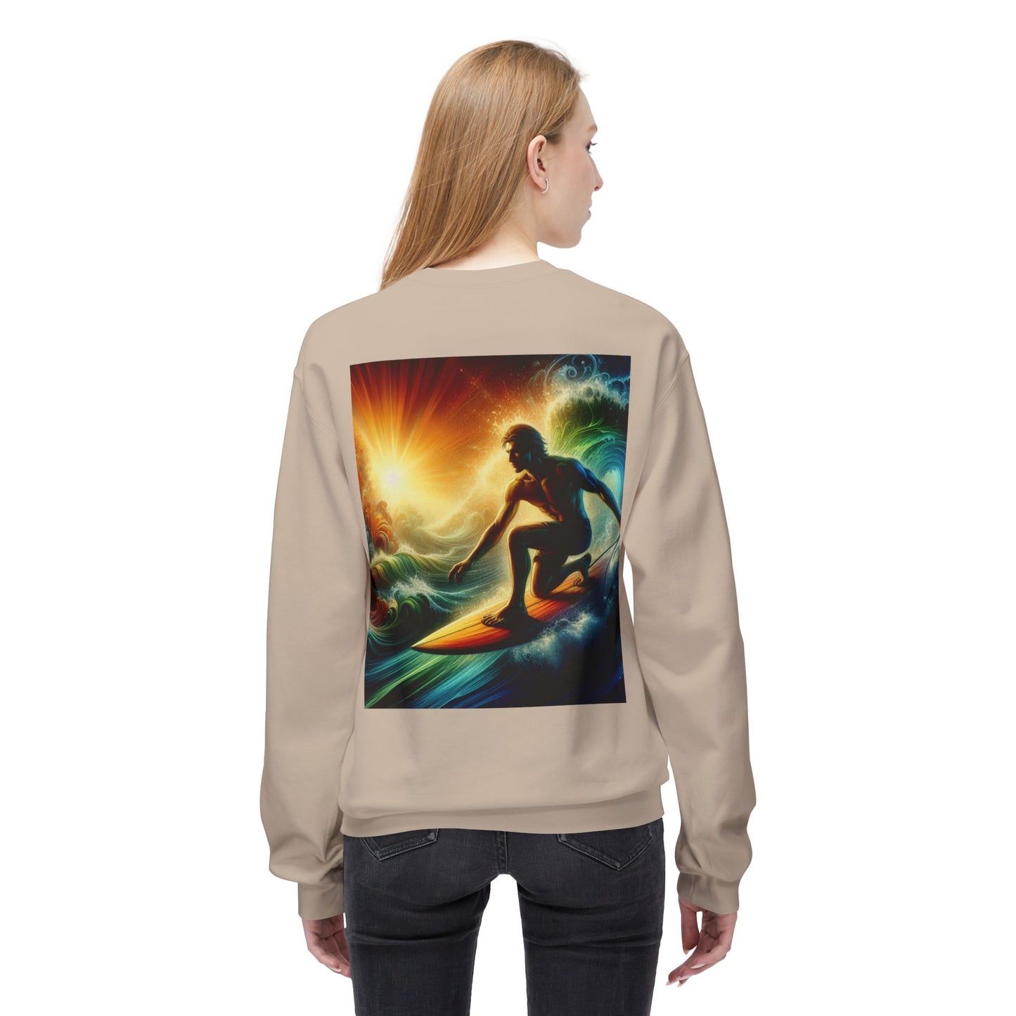 Juicy Clams Unisex Midweight Fleece Crewneck Sweatshirt (D045)