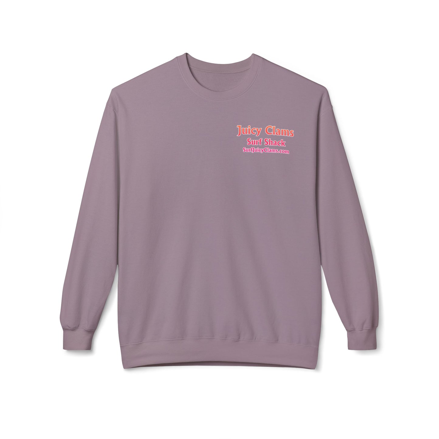 Juicy Clams Unisex Midweight Fleece Crewneck Sweatshirt (S004)