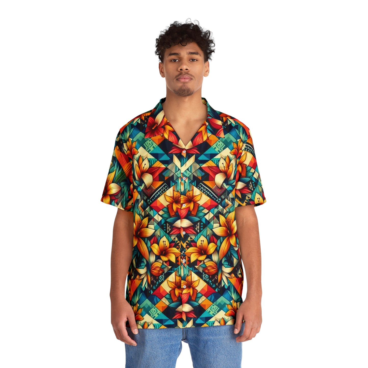Juicy Clams Men's Hawaiian Shirt (1002)