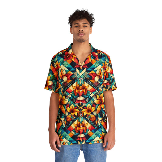 Juicy Clams Men's Hawaiian Shirt (1002)