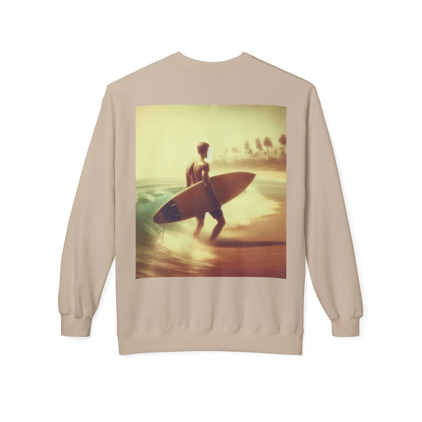 Juicy Clams Unisex Midweight Fleece Crewneck Sweatshirt (V048)