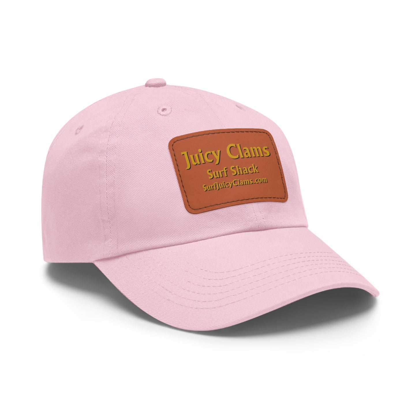 Juicy Clams Ball Cap with Light Brown Patch