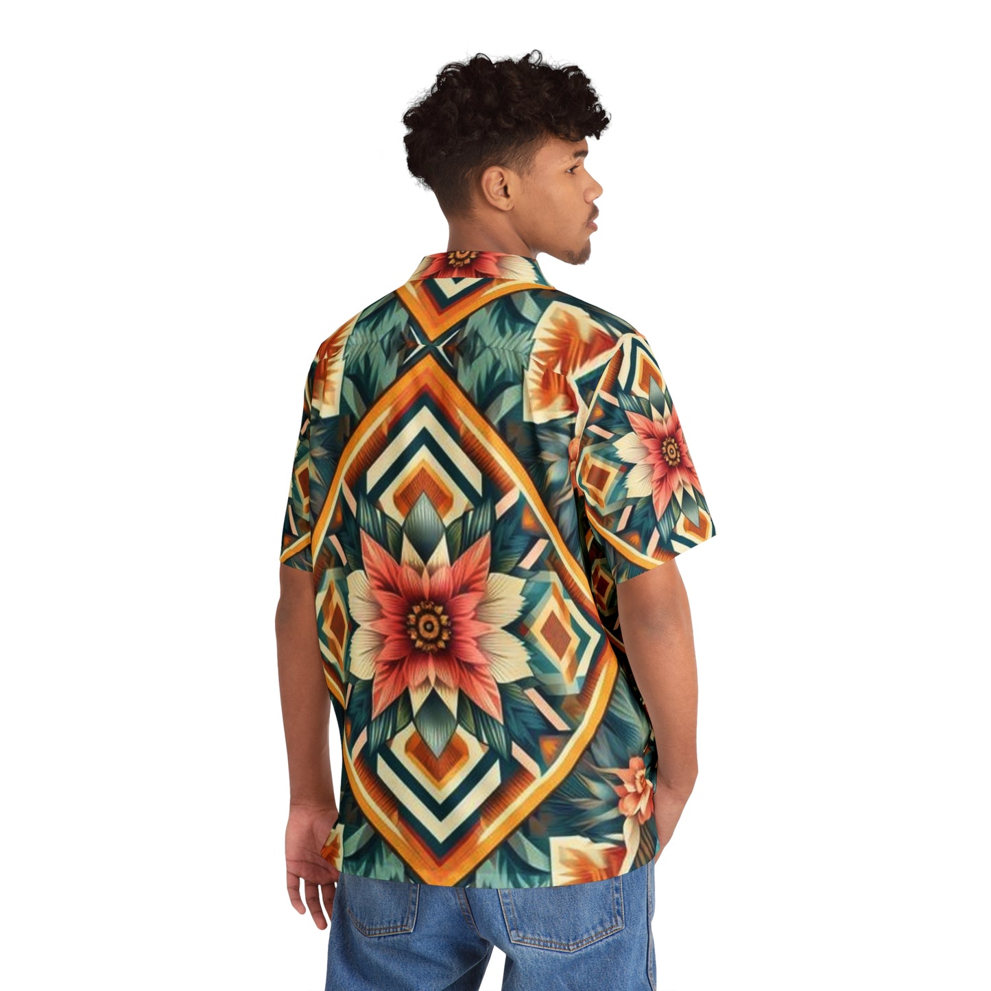 Juicy Clams Men's Hawaiian Shirt (1021)