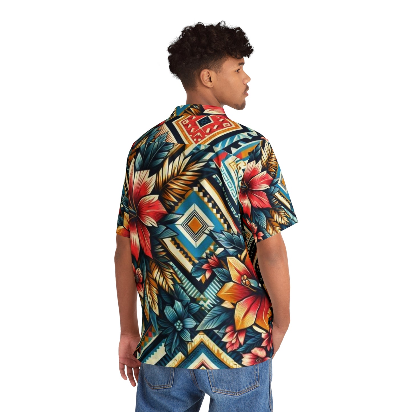 Juicy Clams Men's Hawaiian Shirt (1001)