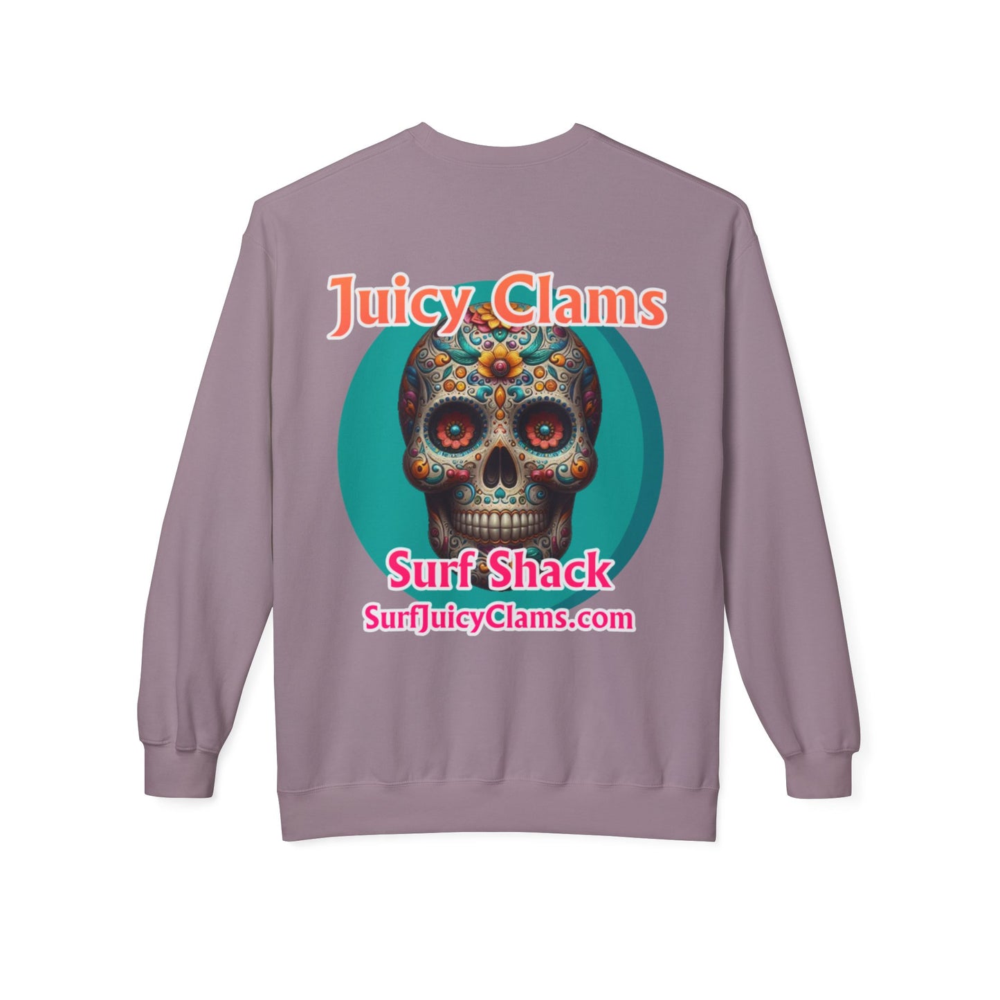 Juicy Clams Unisex Midweight Fleece Crewneck Sweatshirt (L022)