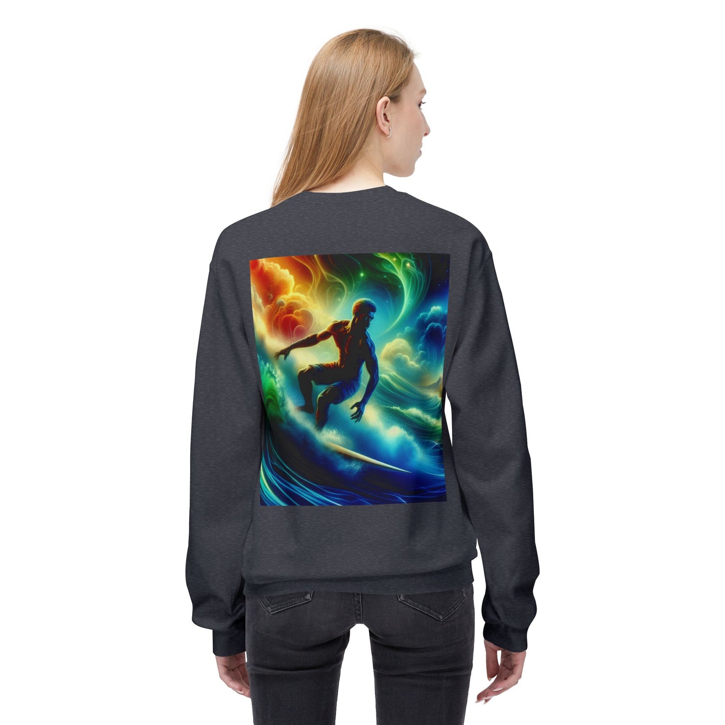 Juicy Clams Unisex Midweight Fleece Crewneck Sweatshirt (D038)