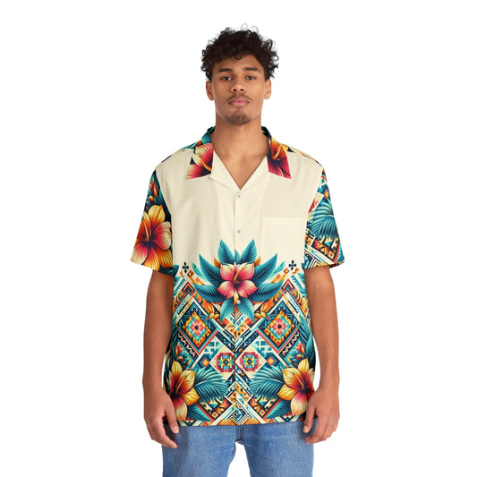 Juicy Clams Men's Hawaiian Shirt (1007)