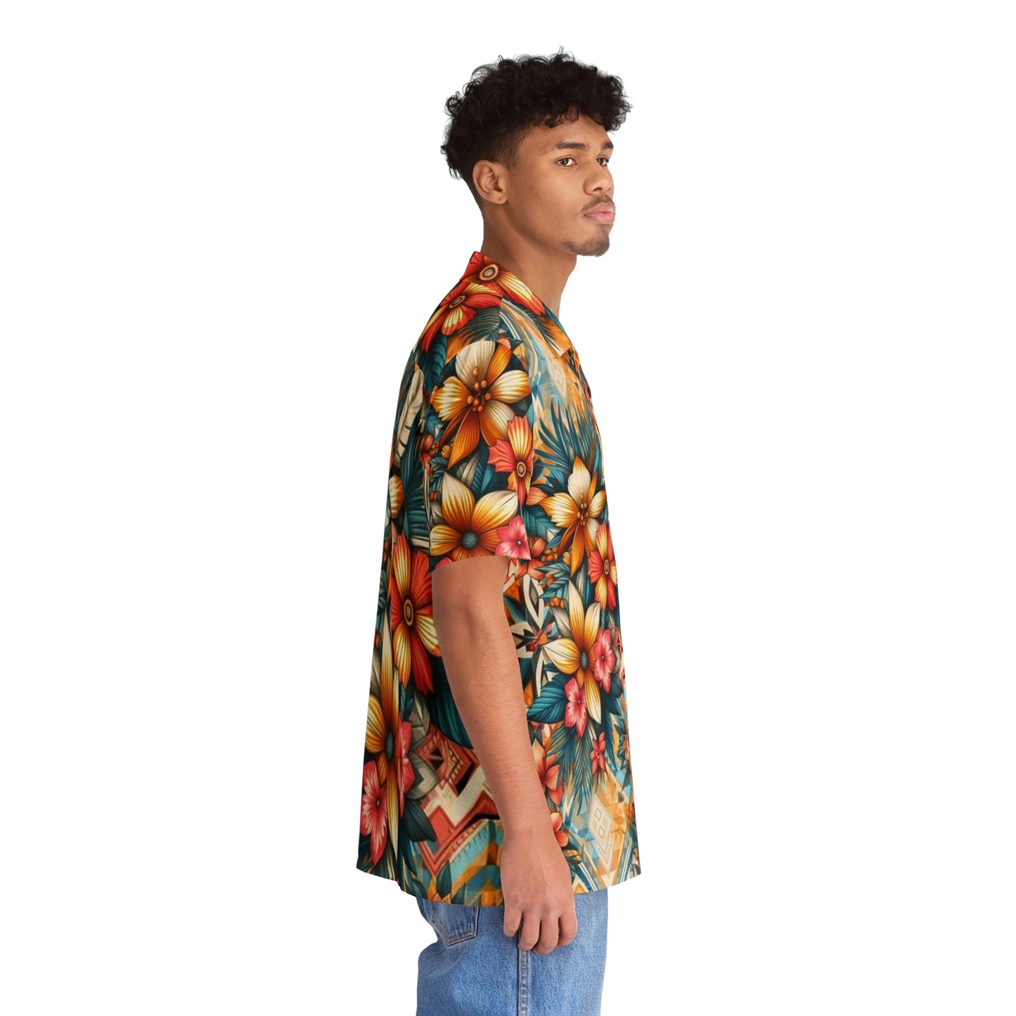 Juicy Clams Men's Hawaiian Shirt (1034)