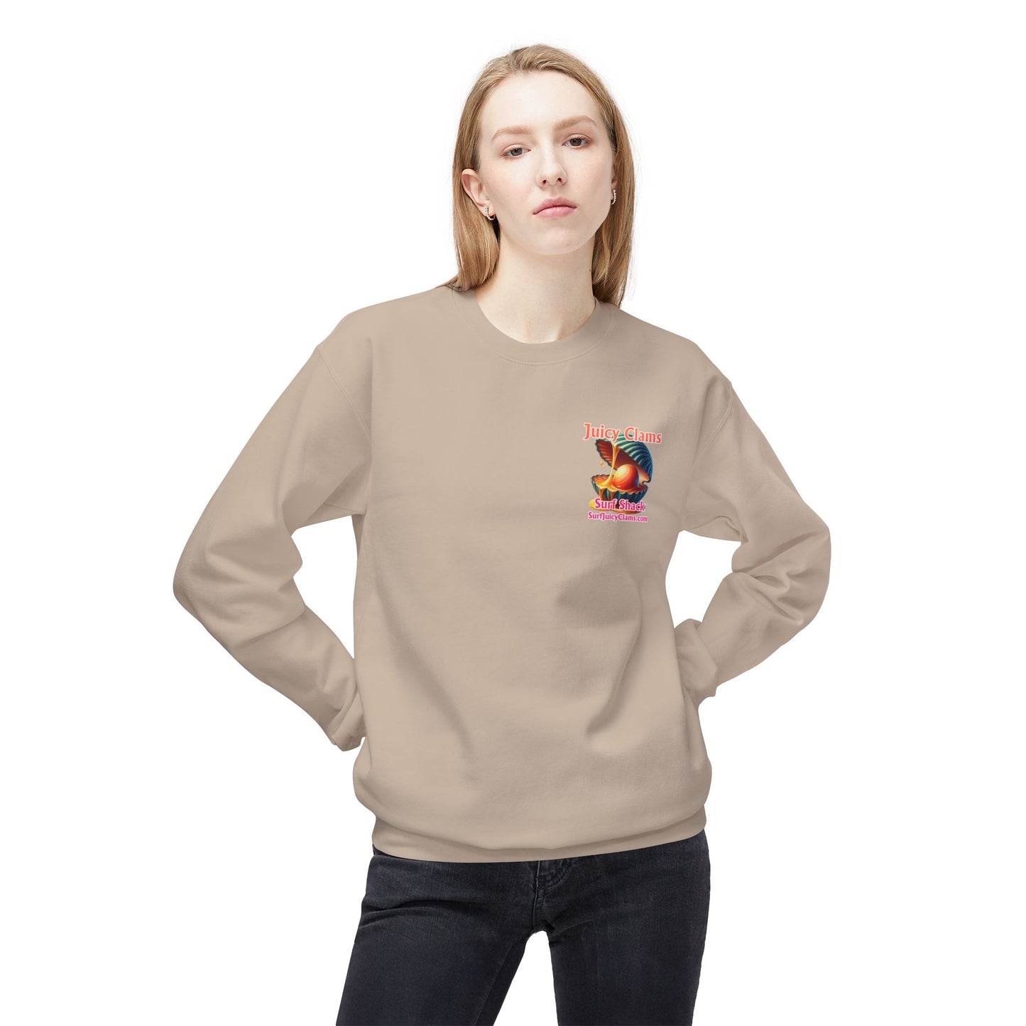 Juicy Clams Unisex Midweight Sweatshirt (L027)