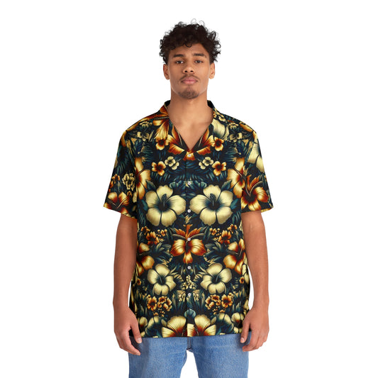 Juicy Clams Men's Hawaiian Shirt (1125)