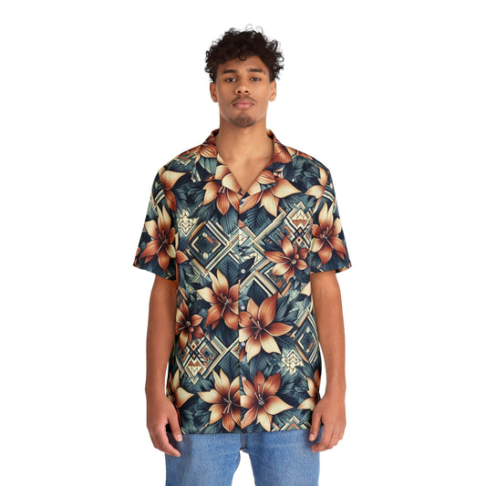 Juicy Clams Men's Hawaiian Shirt (1167)