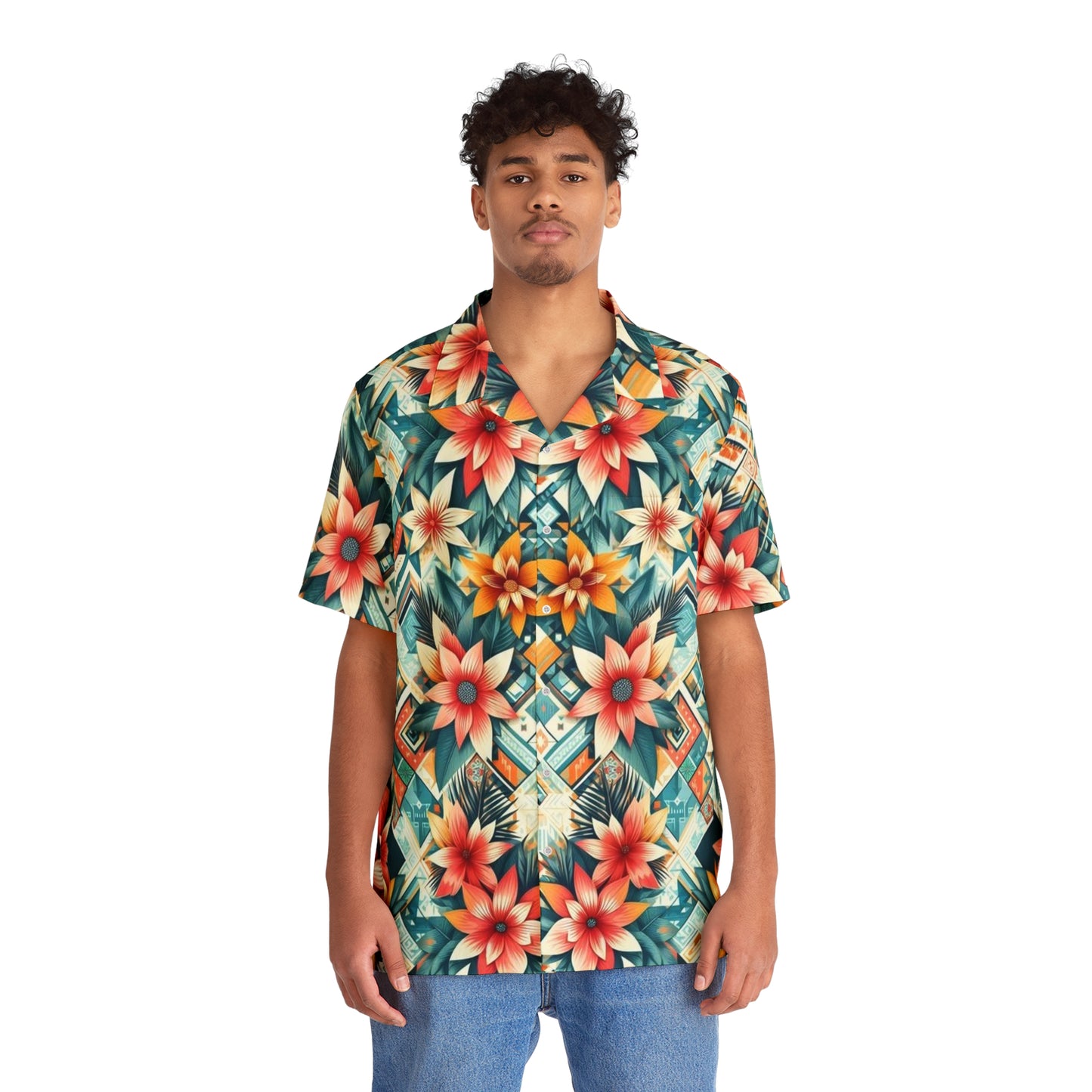 Juicy Clams Men's Hawaiian Shirt (1028)