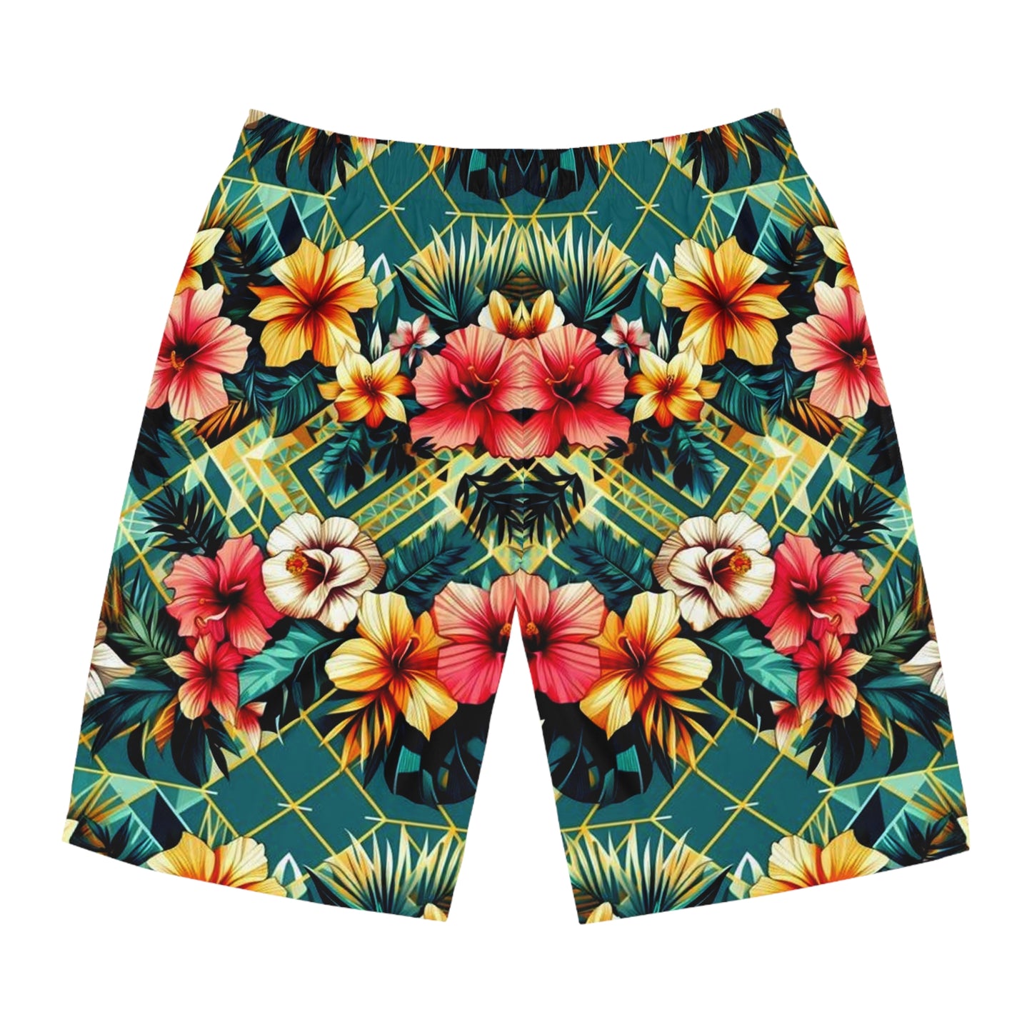 Juicy Clams Men's Board Shorts (H059)