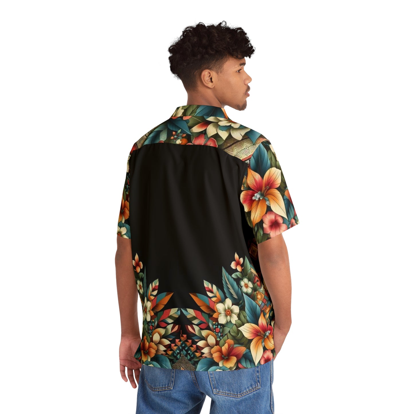 Juicy Clams Men's Hawaiian Shirt (H158)