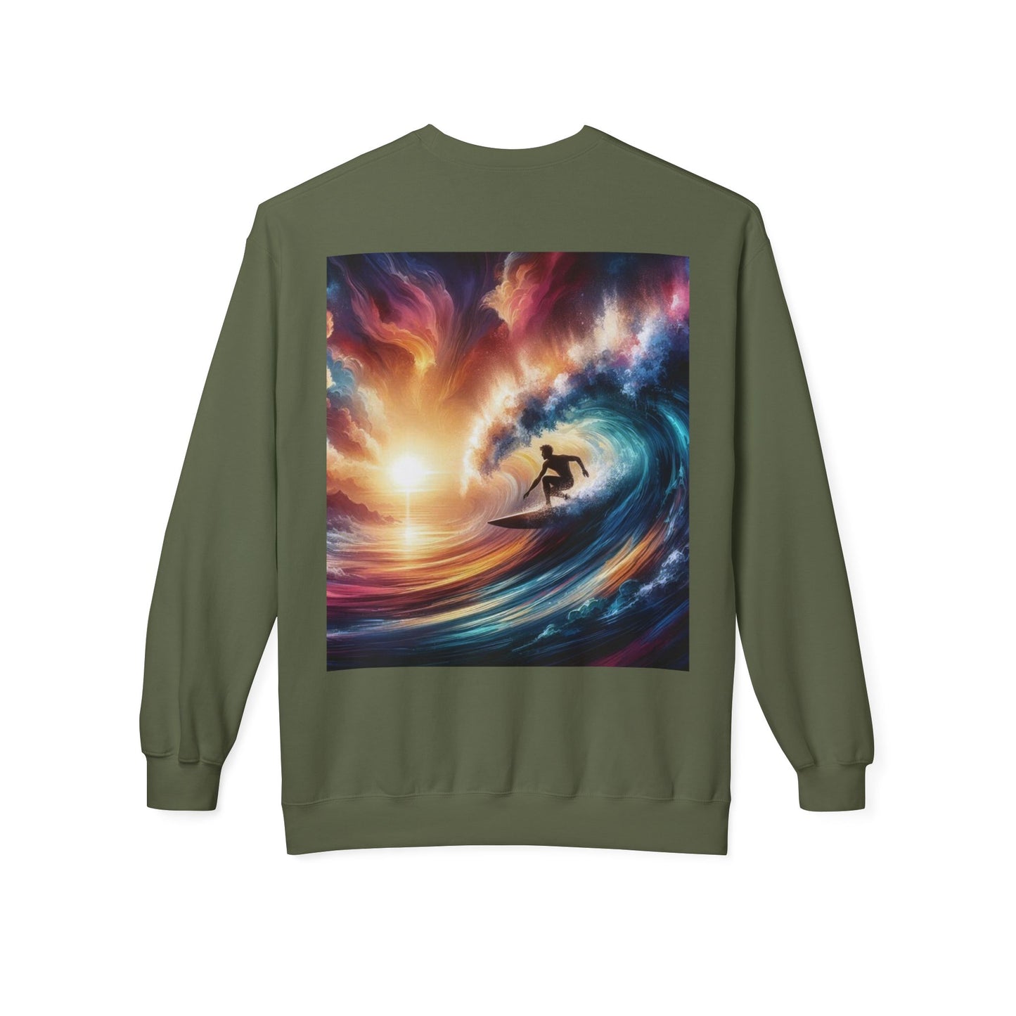 Juicy Clams Unisex Midweight Fleece Crewneck Sweatshirt (V039)