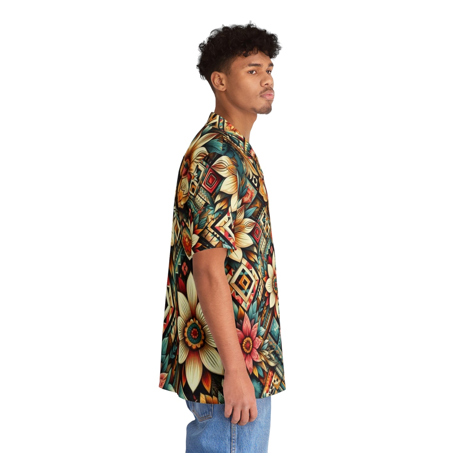 Juicy Clams Men's Hawaiian Shirt (1159)