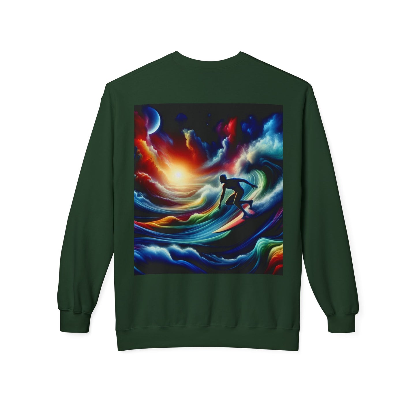 Juicy Clams Unisex Midweight Fleece Crewneck Sweatshirt (D032)