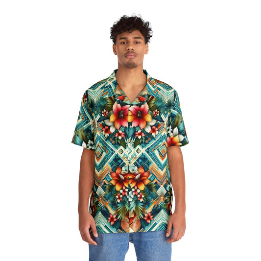 Juicy Clams Men's Hawaiian Shirt (1020)