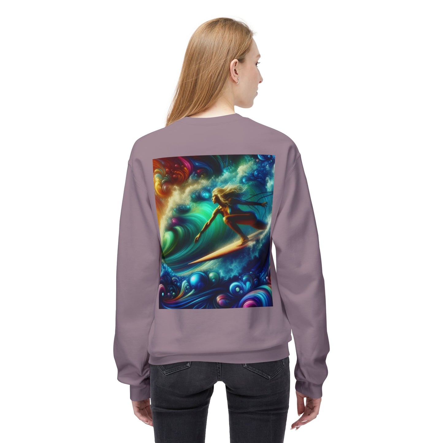 Juicy Clams Unisex Midweight Fleece Crewneck Sweatshirt (D010)