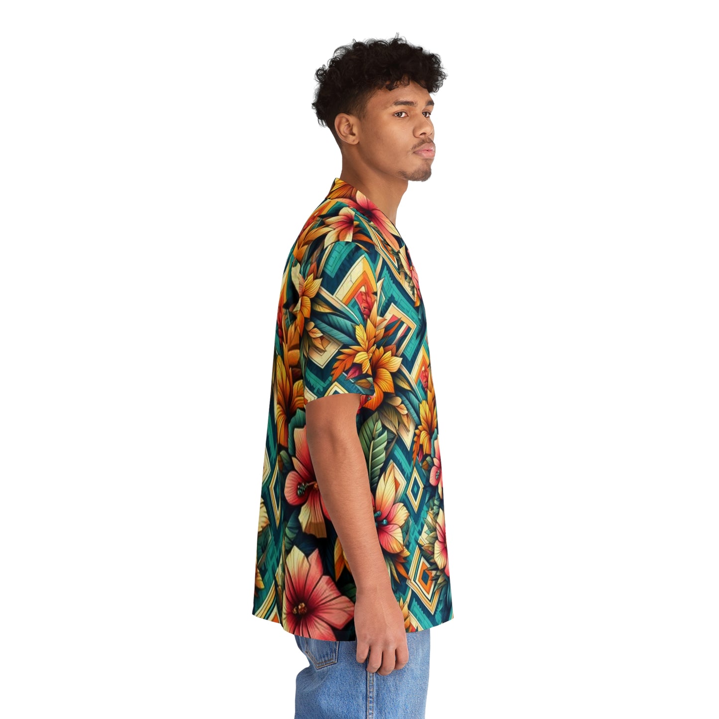 Juicy Clams Men's Hawaiian Shirt (1163)