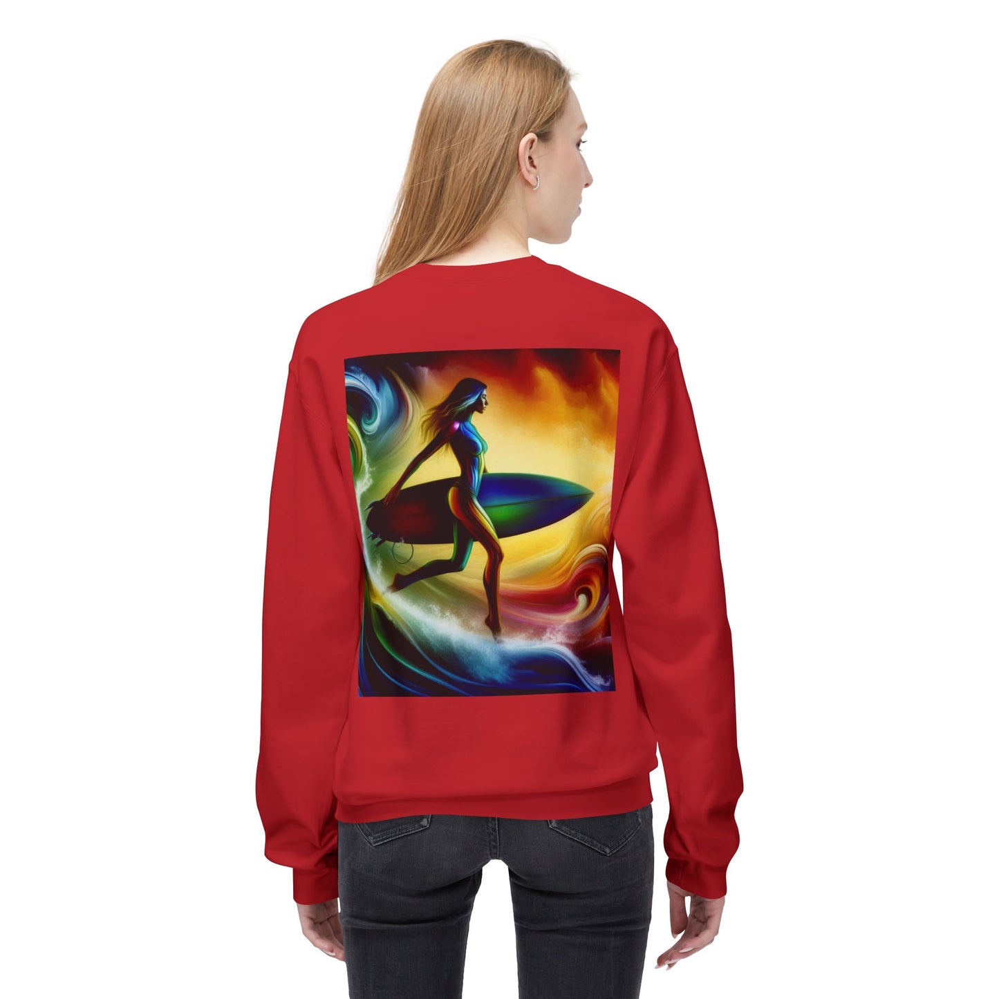 Juicy Clams Unisex Midweight Fleece Crewneck Sweatshirt (D003)