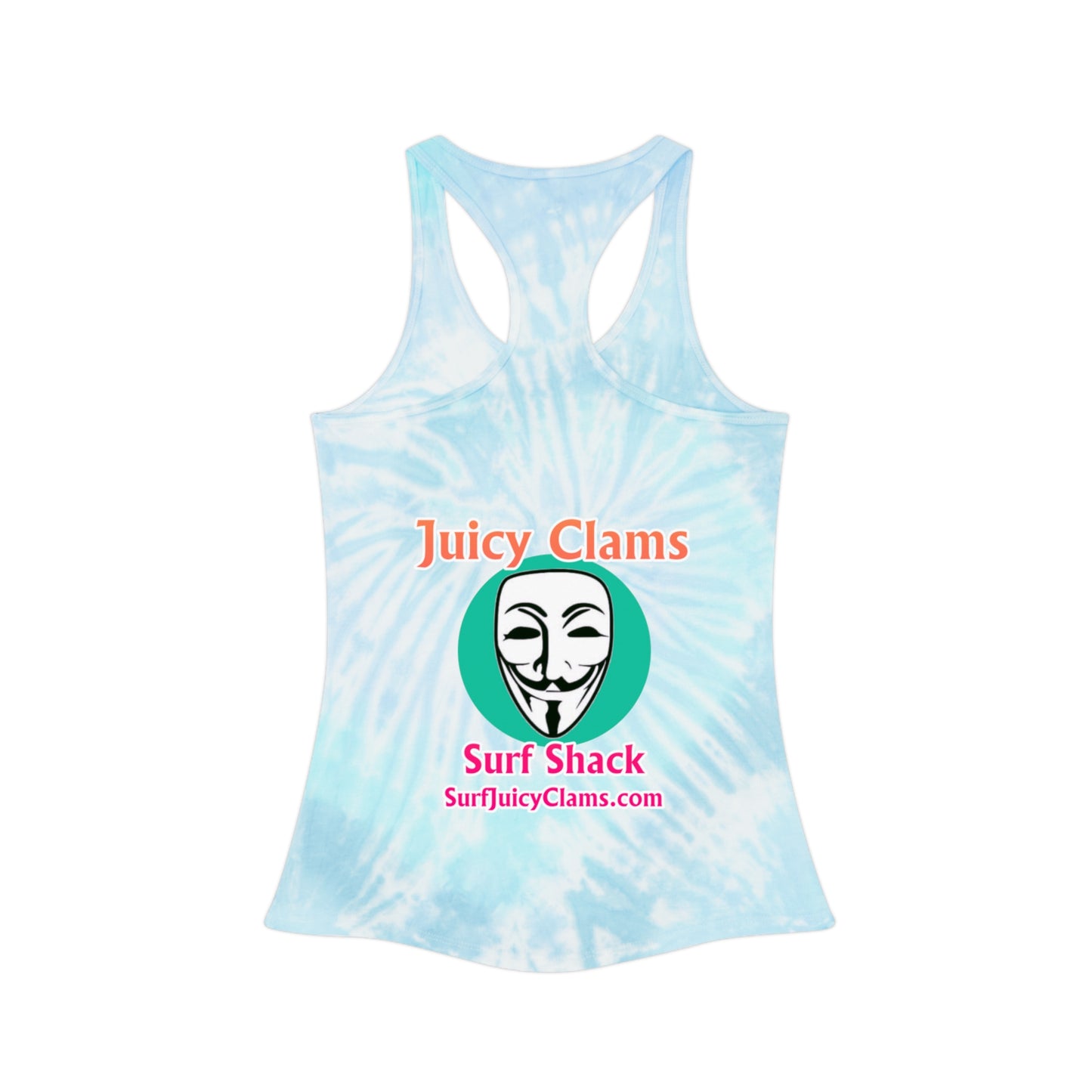 Juicy Clams Tie Dye Racerback Tank Top (A009)
