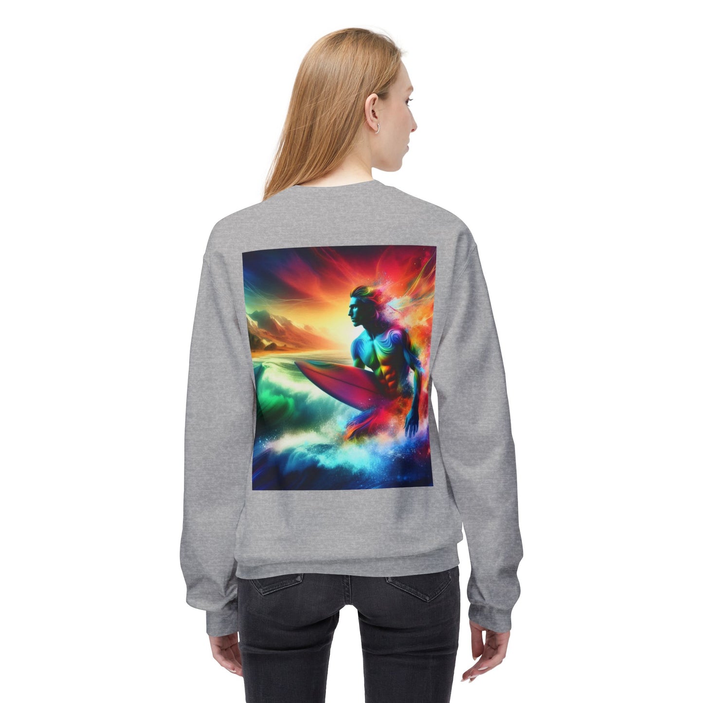 Juicy Clams Unisex Midweight Fleece Crewneck Sweatshirt (D002)