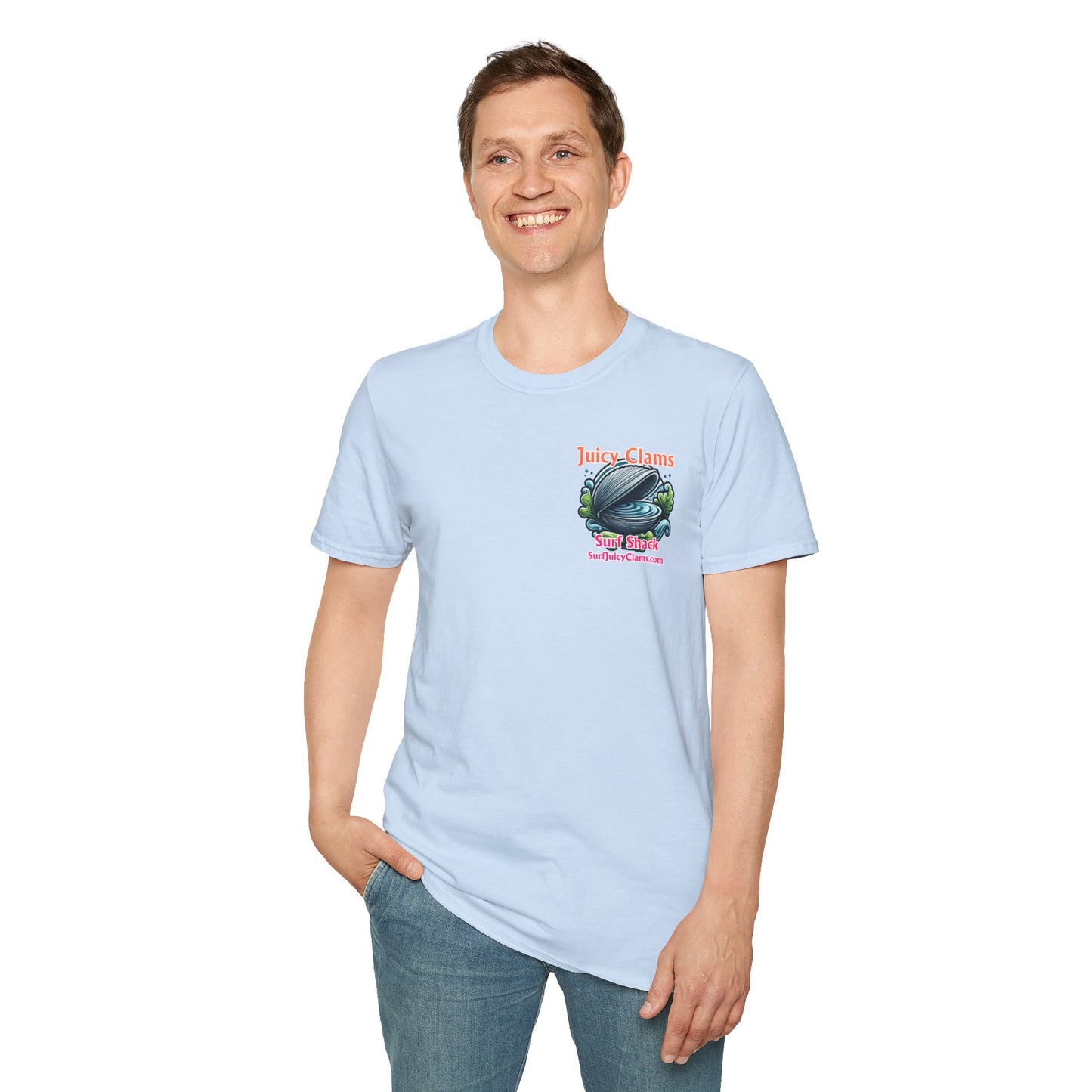 Juicy Clams Unisex Logo T-Shirt (A013)