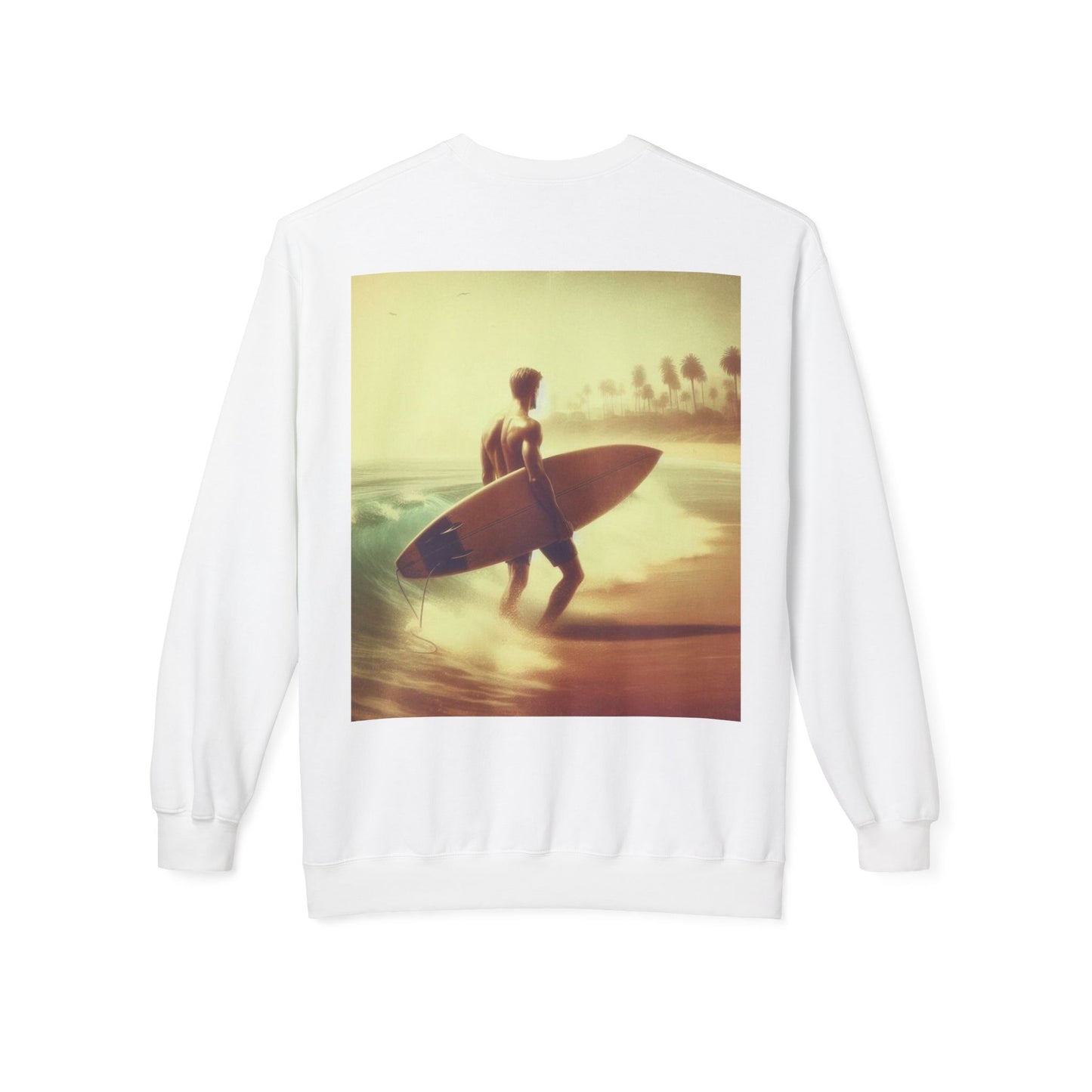 Juicy Clams Unisex Midweight Fleece Crewneck Sweatshirt (V048)