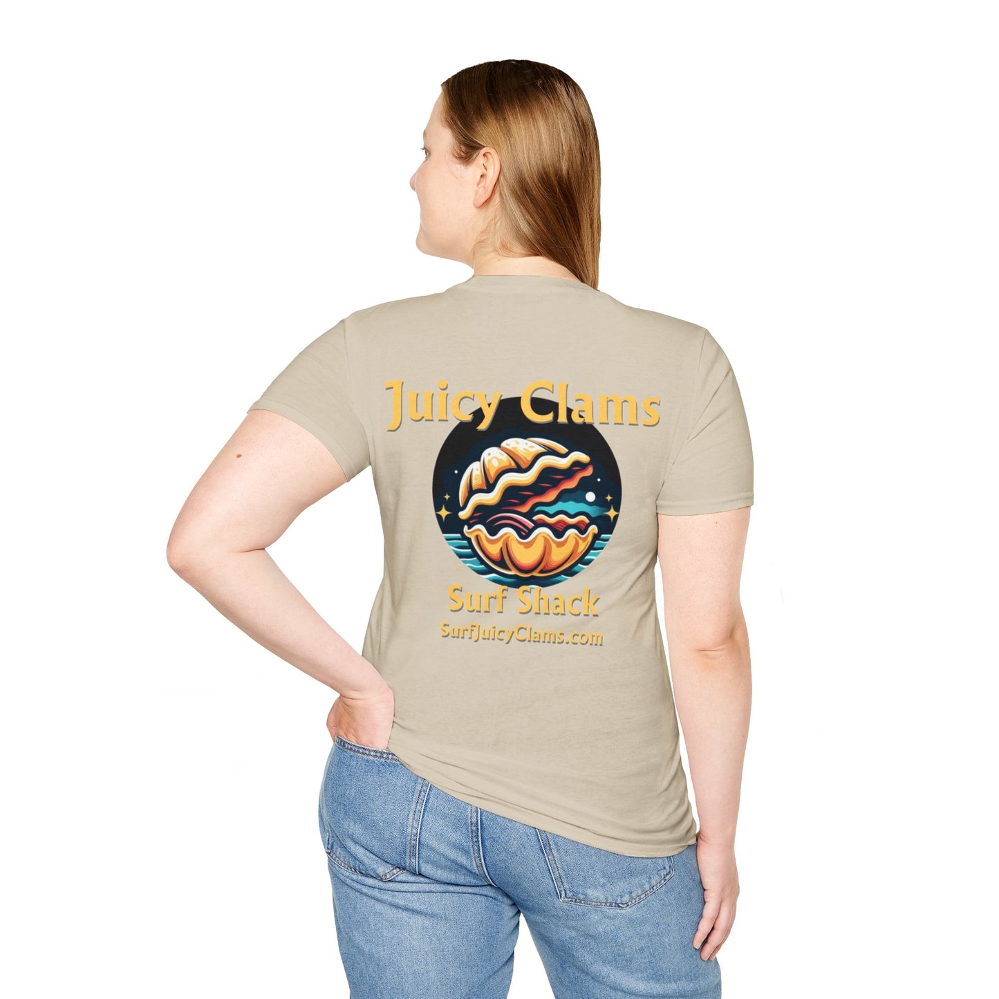 Juicy Clams Unisex Logo T-Shirt (L008)