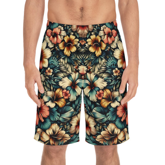 Juicy Clams Men's Board Shorts (H081)
