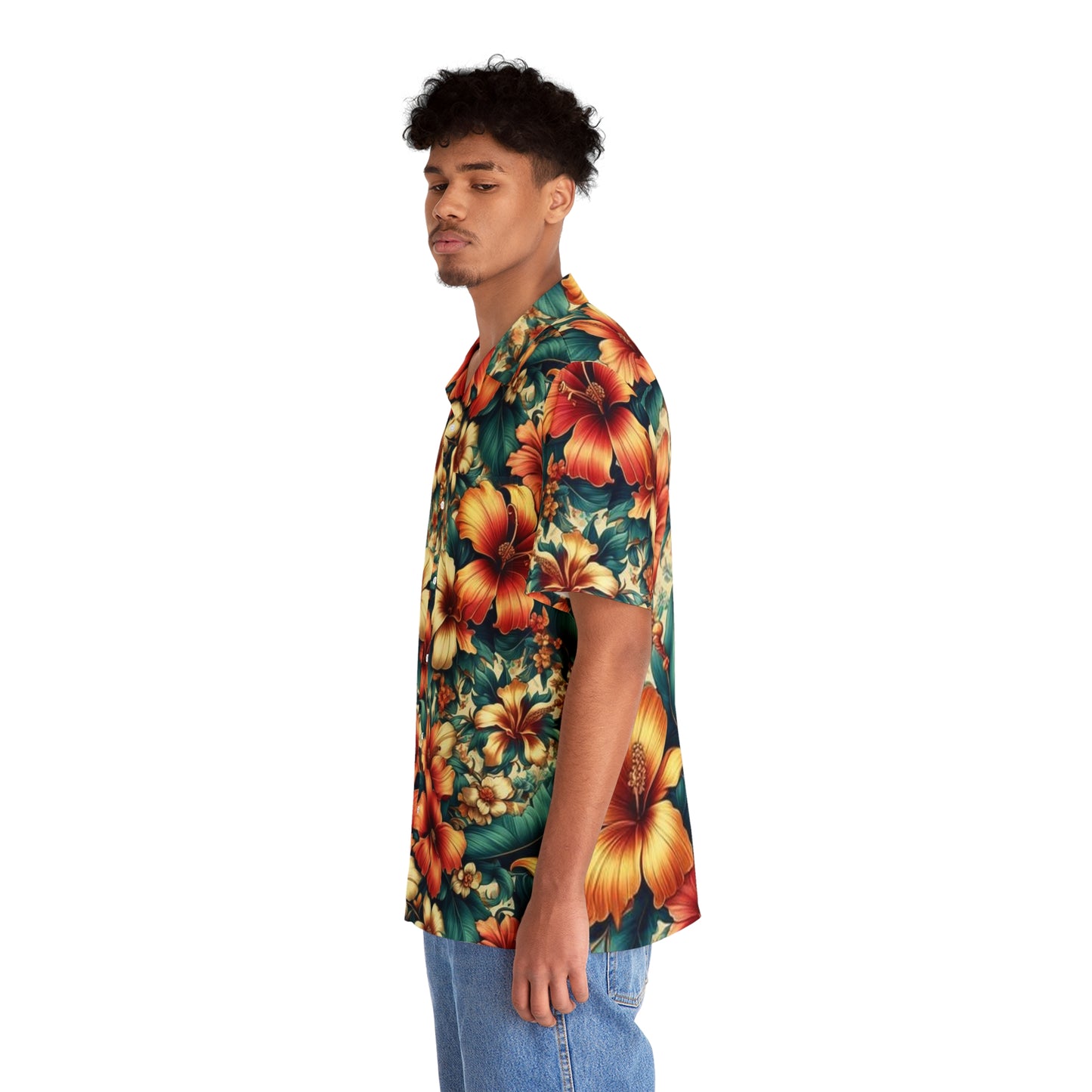 Juicy Clams Men's Hawaiian Shirt (1089)