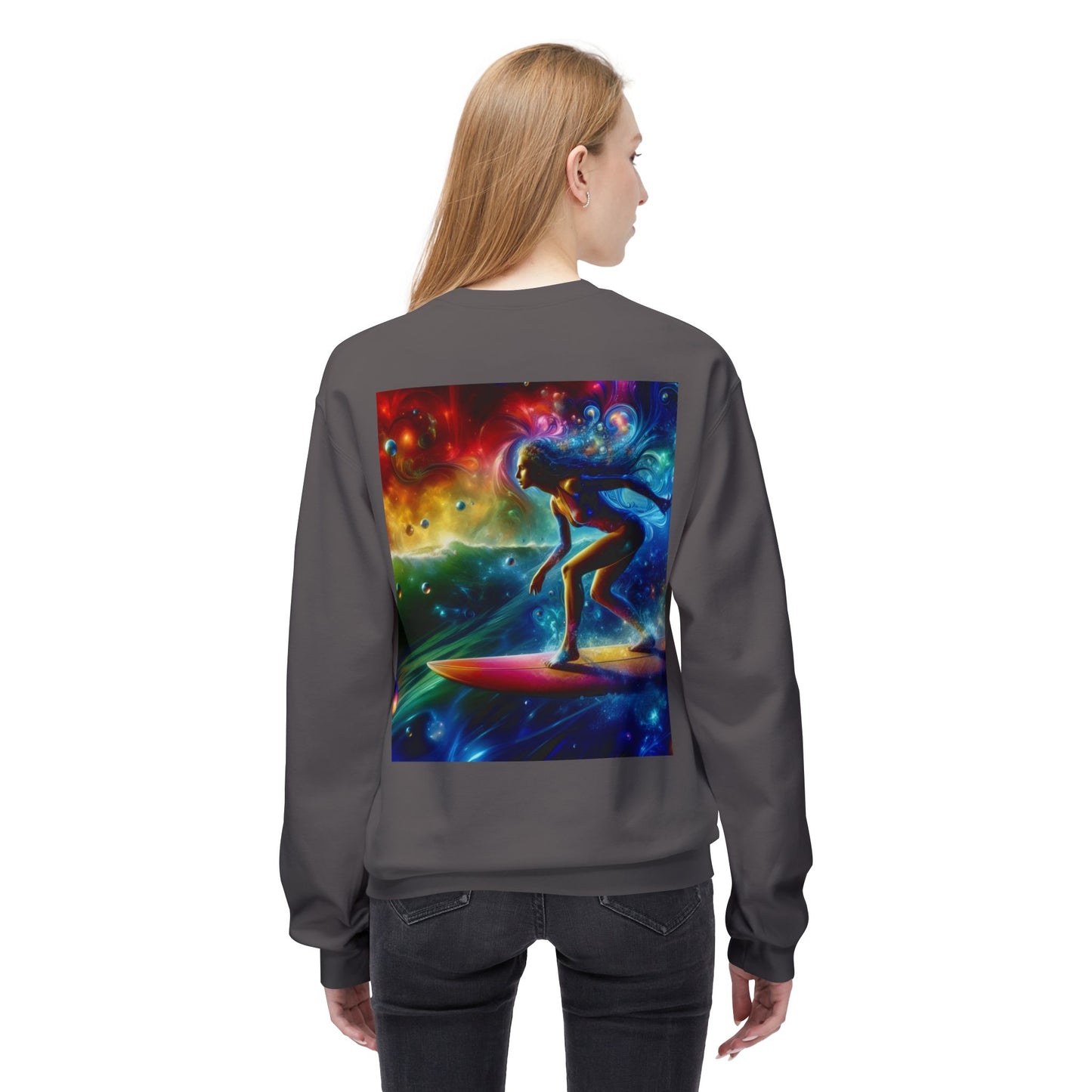 Juicy Clams Unisex Midweight Fleece Crewneck Sweatshirt (D007)