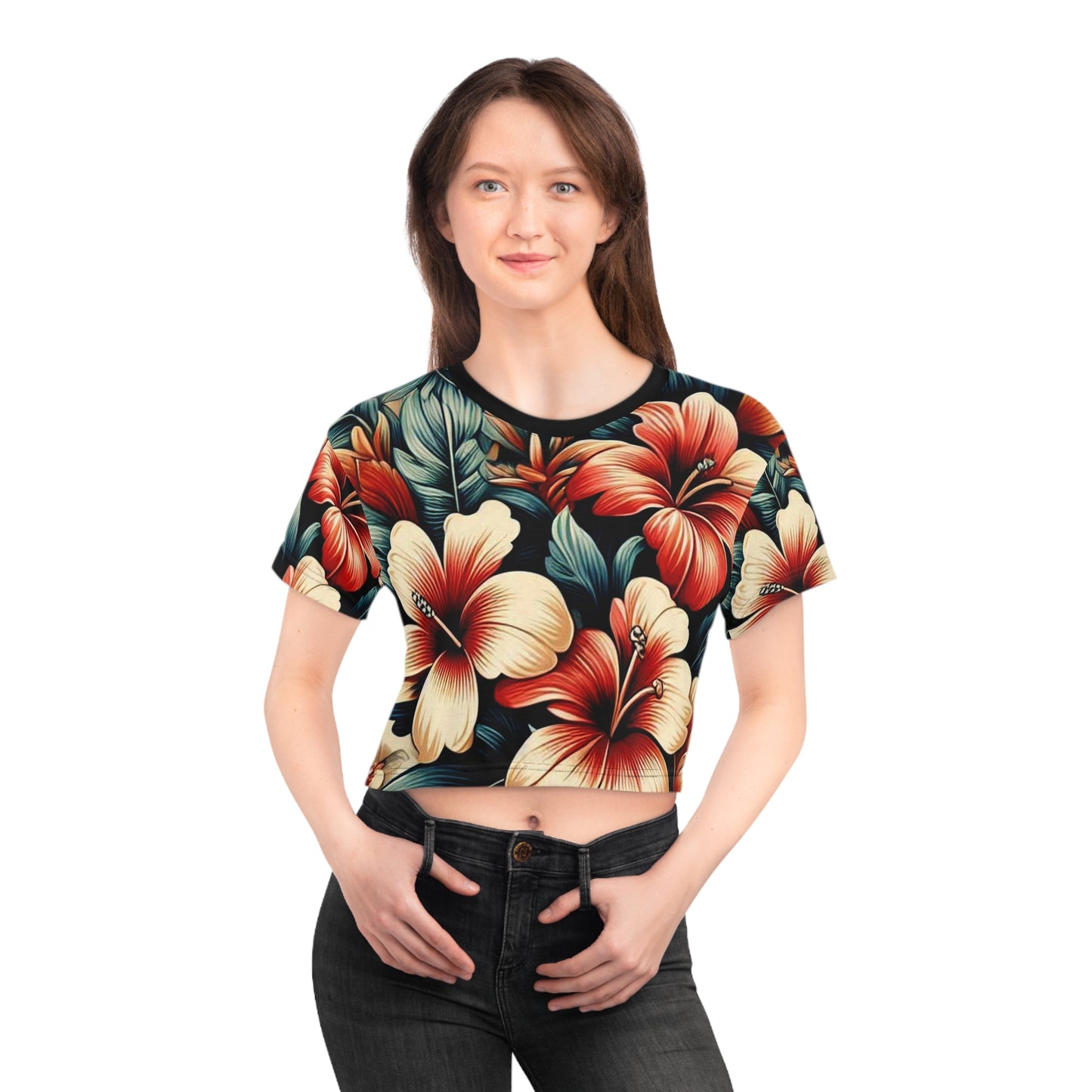 Juicy Clams Crop Top Tee (H091)