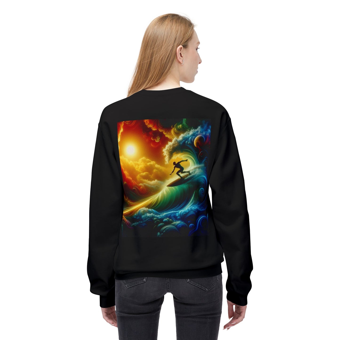 Juicy Clams Unisex Midweight Fleece Crewneck Sweatshirt (D013)