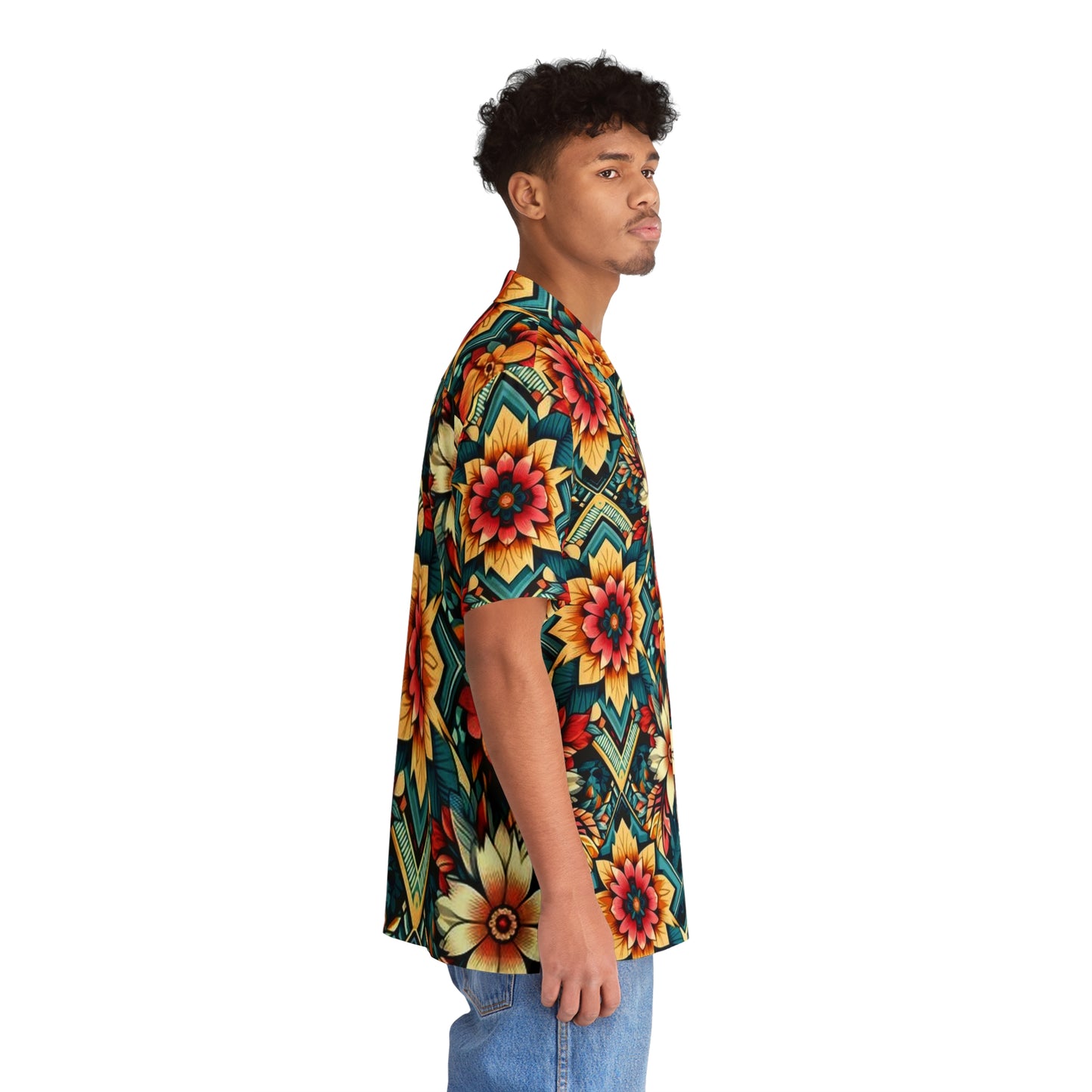 Juicy Clams Men's Hawaiian Shirt (1010)